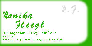 monika fliegl business card